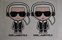 Термонаклейка на одежду Karl Lagerfeld