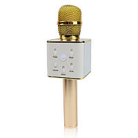 Портативный беспроводной bluetooth караоке микрофон Tuxun Q7 MS для вокала, микрофон для домашнего караоке