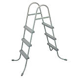 Басейн Bestway 56950 каркасний Ø 427 х 107 см, фільтр-насос, тент, сходи, фото 7