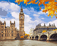 Картина по номерам Осенний Лондон, 40х50см. (КН2134)