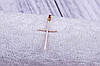 Тонкий хрестик, хрестик жіночий, фото 2