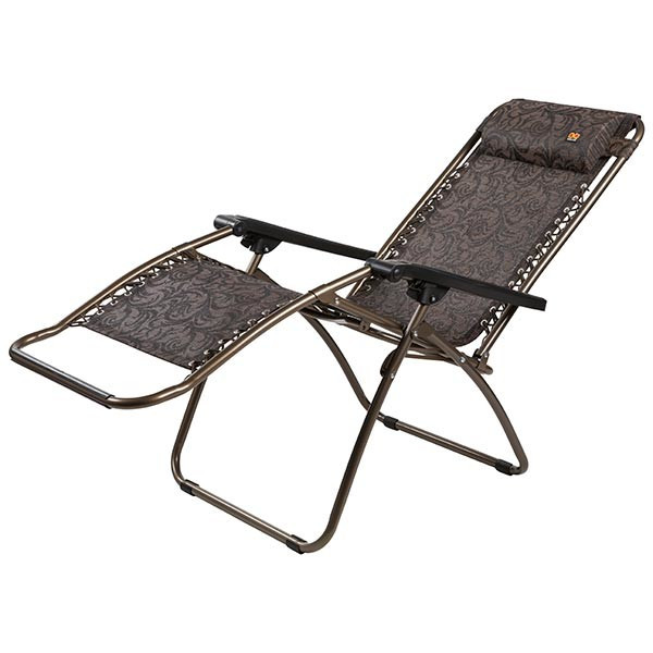 Шезлонг 8009-1 ПВХ+террілен, ширина 68см