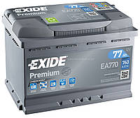 Аккумулятор EXIDE PREMIUM 77Ah Ев (-/+) (760EN) (д278*ш175*в190)