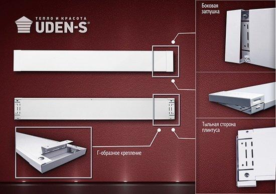 Теплый плинтус UDEN-S