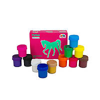 Фарби Гуаш ГАММА 12 кольорів 240 мл 200204