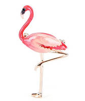 Стильная брошь для женщин Розовый Фламинго