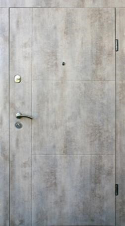 Вхідні двері Qdoors Еталон Еста бетон світлий