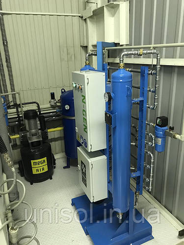 Генератор азоту для виробництва та фасування рослинних олій