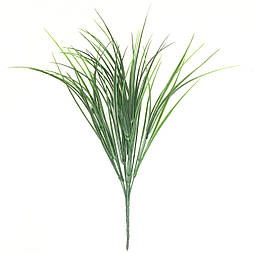 Декоративна трава. Штучна осока зелена 40 см пластик