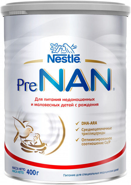 Суха дитяча молочна суміш Pre NAN, 400 г - фото 1 - id-p281297363