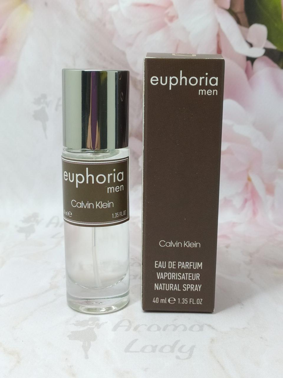 Чоловічий міні парфум Calvin Klein Euphoria Men (Келвін Кляйн Ейфорія Мен) 40мл