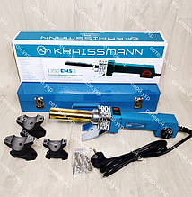 Паяльник круглий для пластикових труб Kraissmann 1350 EMS 3