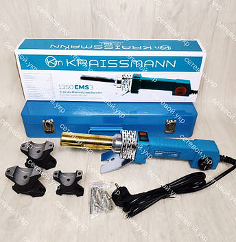 Паяльник круглий для пластикових труб Kraissmann 1350 EMS 3, фото 1