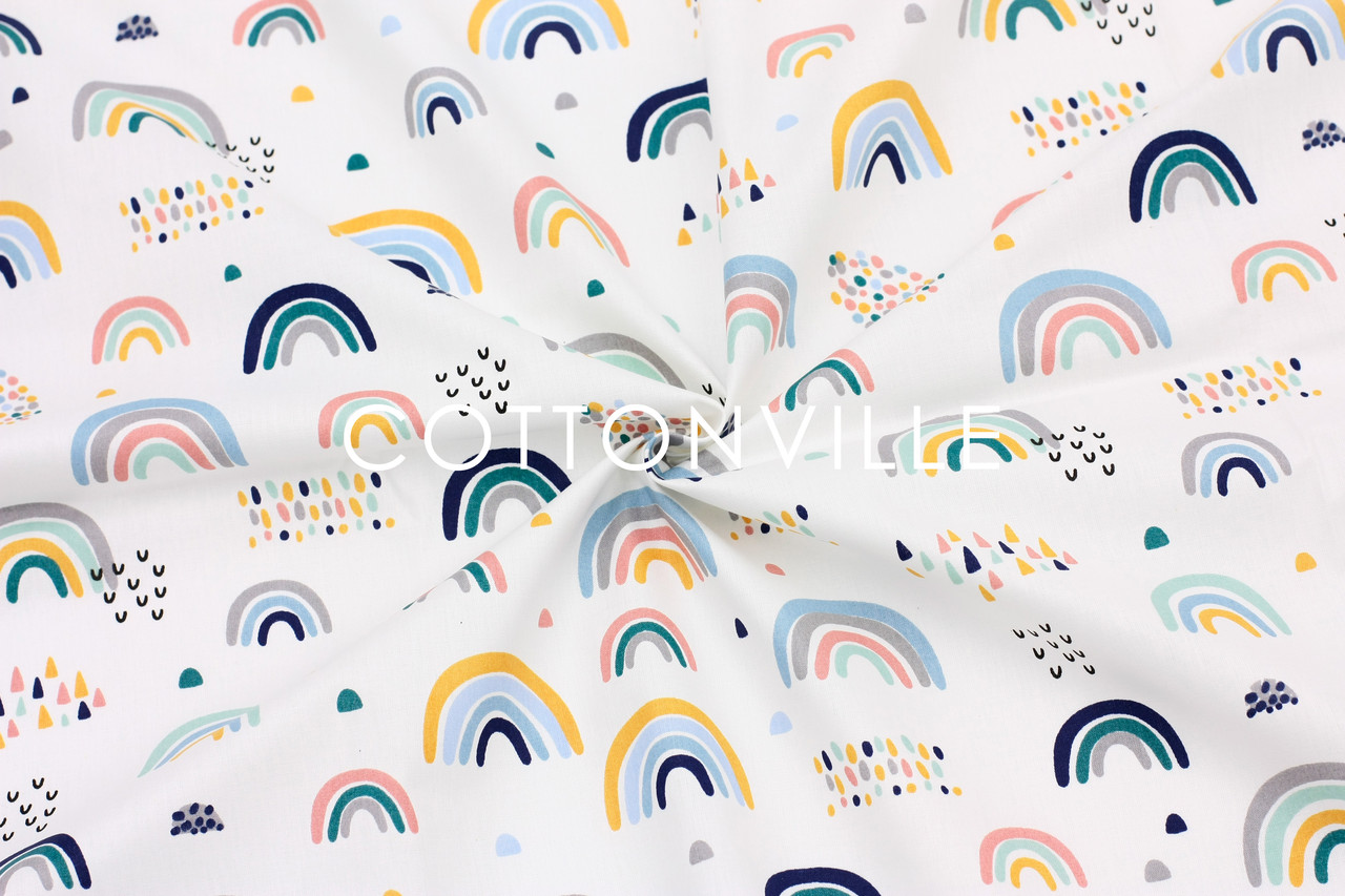 Ранфорс 240 см Веселки, фото 1