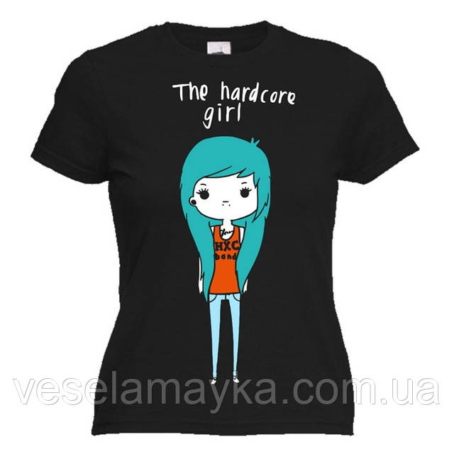 Футболка "Hardcore Girl", фото 1