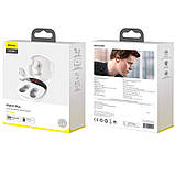 Bluetooth-навушники з кейсом Baseus WM01 Plus NGWM01P-02, білі, фото 6