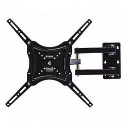 Універсальне кріплення кронштейн для телевізора настінне поворотне HDL-117B-2 14"- 55" до 50 кг Jw