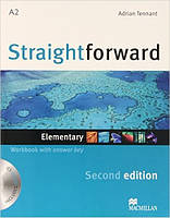 Straightforward (2nd Edition) Elementary Workbook with Key + CD