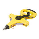 Рулетка геодезична MASTER TOOL 50мx13мм, полотно зі сталі (67-5013)