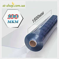 Плівка ПВХ-силікон м'яке скло 1.37 м*100мкм*75м