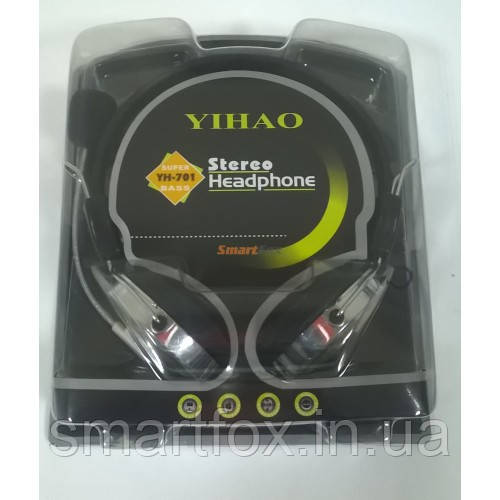 Накладні навушники з мікрофоном Yihao YH-701