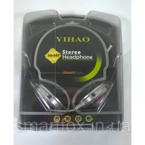 Накладні навушники з мікрофоном Yihao YH-607