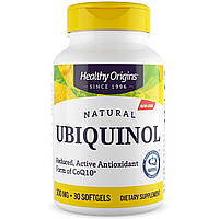 Убихинол 300мг, Healthy Origins, 30 желатинових капсул