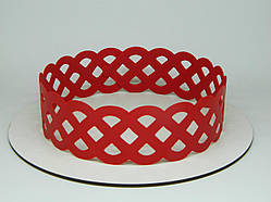 Трафарет кондитерський для шоколаду гнучкий "Аранська в'язь"