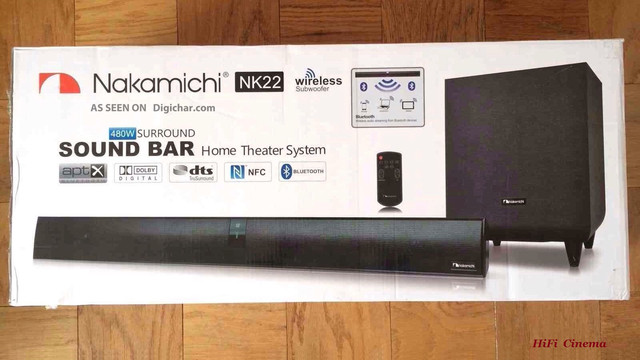 Nakamichi NK22 Soundbar in box звуковий проектор в коробці HiFi Cinema