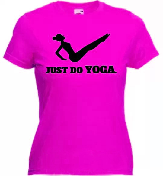 Футболка жіноча "Just do yoga"