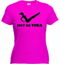 Футболка жіноча "Just do yoga"