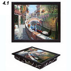 Піднос на подушці "Осінь" 44х36х8 см. (4.1)