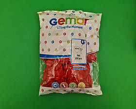 Повітряні кулі серце 10 "(25 см) червоне пастель  100 шт (1 пачка)