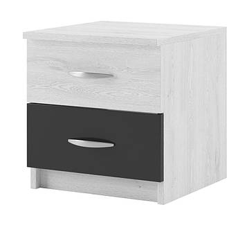 Приліжкова тумбочка "Соня - артвуд світлий", 2 штуки (Світ Меблів)