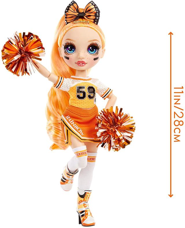 Rainbow High Cheer Poppy Rowan - Рейнбок Хай Cheer Orange Помаранчева Черлідер Поппі Rainbow High Cheer Poppy Rowan - Рейнбок Хай Cheer Orange Помаранчева Черлідер Поппі