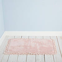 Коврик в ванную комнату Mayra 70*130, розовый, с декоративным кантом