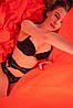 Бюстгальтер мереживний push-up чорний Nina - Jasmine Lingerie 1046/55 75A, фото 5