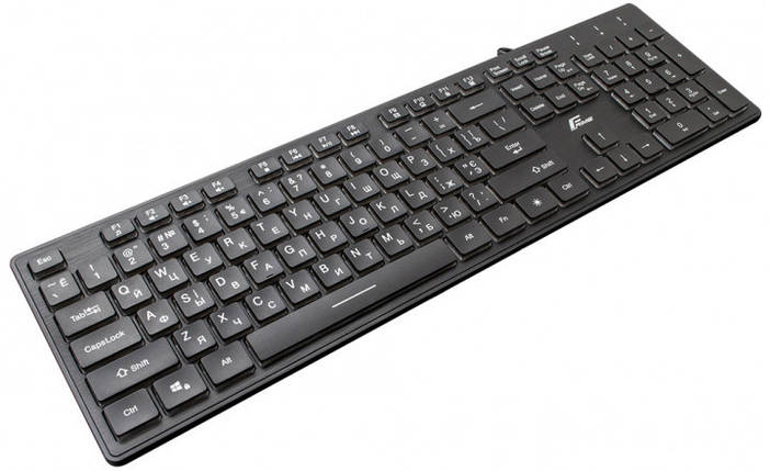 Клавіатура Frime Moonfox 3Color Black USB RUS/UKR (FLK18210), фото 3