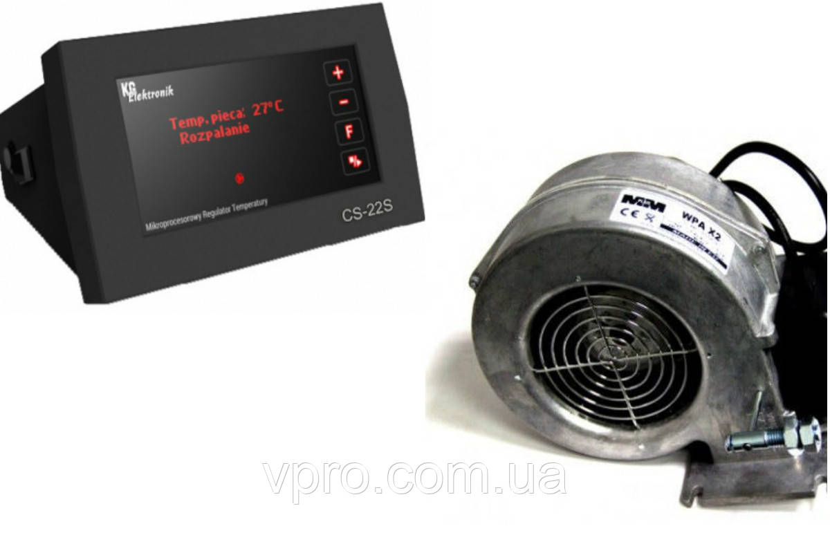Kg Elektronik CS-22S + WPA X2 Автоматика для твердопаливного котла