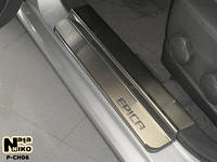 Накладки на пороги Chevrolet Epica (шевроле эпика) (2006- ) НатаНико, 4шт. Premium