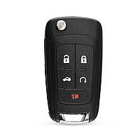 Корпус выкидного ключа Opel, Chevrolet (Опель, Шевролет) 5 кнопок