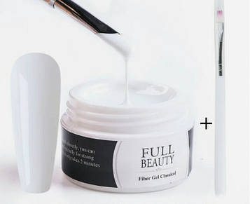Гель білий конструювальний Full Beauty White No02 15ml