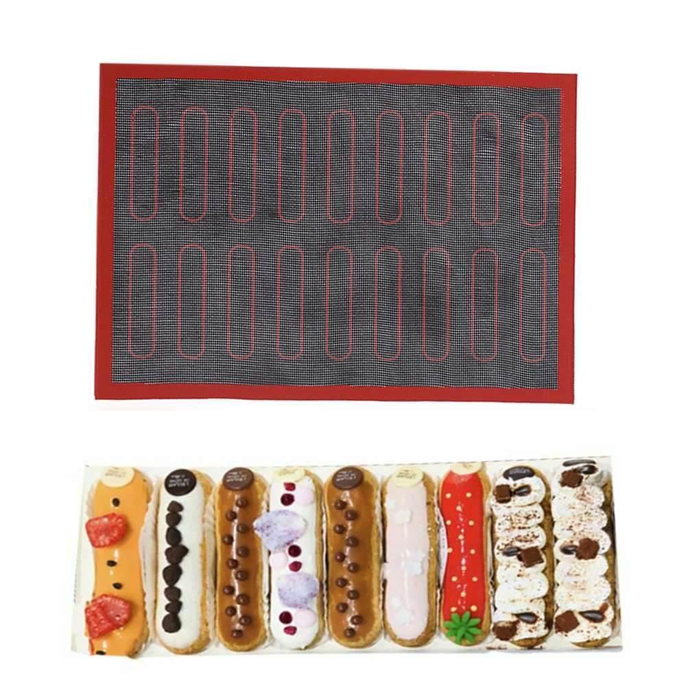 Силіконовий килимок для випічки эклера, силіконовий килимок 39*59см, фото 1