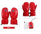 Рукавиці пухові ультралегкі Aegismax 800 FP червоні, фото 6