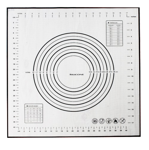 Силіконовий килимок для випічки, запікання, силіконовий килимок "Пекар" 50х50 см кондитерський, фото 1