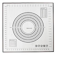 Коврик силиконовый армированный с разметкой 50 х 50 см, коврик универсальный