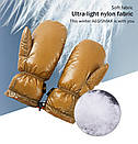 Рукавиці пухові ультралегкі Aegismax 800 FP золотисті, фото 4