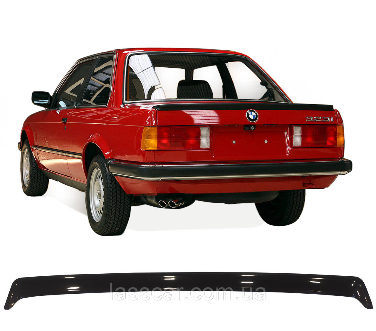 Задній спойлер Lasscar для BMW 3-series E30 1982-1994