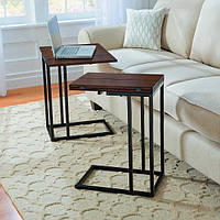 Придиванный столик, приставний Стіл з металу Стильний стіл Лофт, комп'ютерний стіл