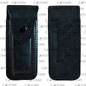 Шкіряний чохол Стрілок для складаного ножа (чорний)